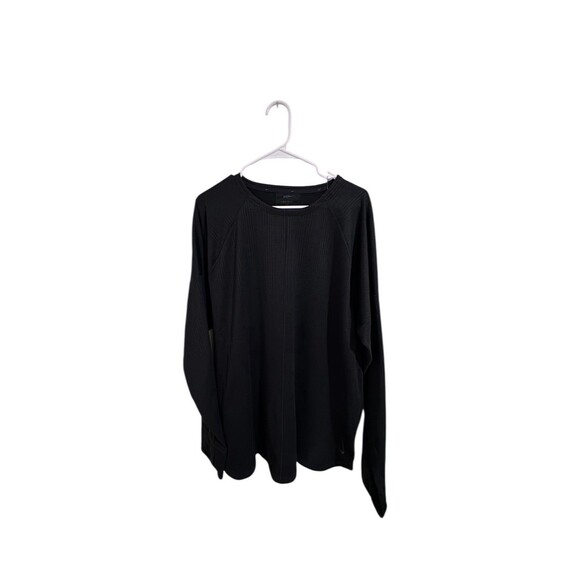 Nike Men’s Yoga Long Sleeve Top Black Dri Fit Thumbholes - Size XL - Picture 3 of 10